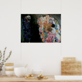 Gustav Klimt - Dood en Leven Poster (Keuken)