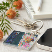 Gustav Klimt - Dood en Leven Sleutelhanger (Voorkant Rechts)