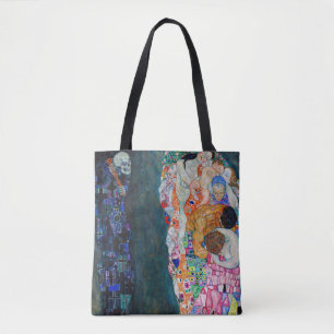 Gustav Klimt - Dood en Leven Tote Bag
