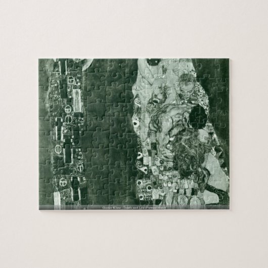 Gustav Klimt - Dood en Leven (voormalige staat) pu Legpuzzel (Horizontaal)