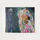 Gustav Klimt - Dood en Leven Wandkleed (Voorkant (horizontaal))