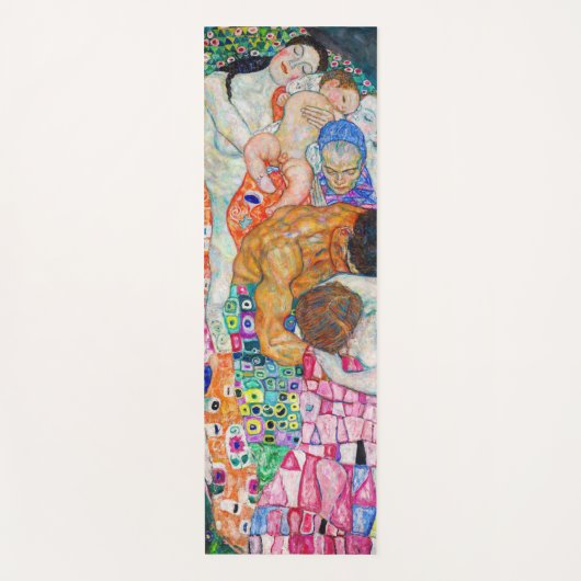 Gustav Klimt - Dood en Leven Yogamat (Voorkant)