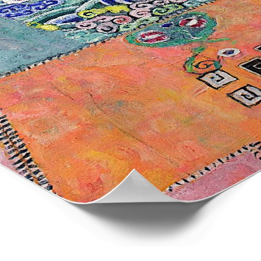 Gustav Klimt – Elisabeth Lederer Portrait  Poster (Hoek)