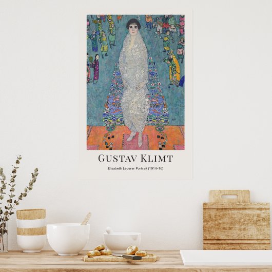 Gustav Klimt – Elisabeth Lederer Portrait Poster (Keuken)