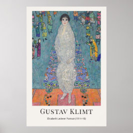 Gustav Klimt – Elisabeth Lederer Portret Poster
