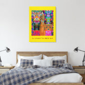 Gustav Klimt & Elizabeth ~ 32X24 1.5 Dikke Canvas (Insitu (Slaapkamer))