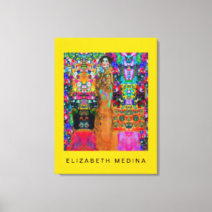 Gustav Klimt & Elizabeth ~ 32X24 1.5 Dikke Canvas Afdruk