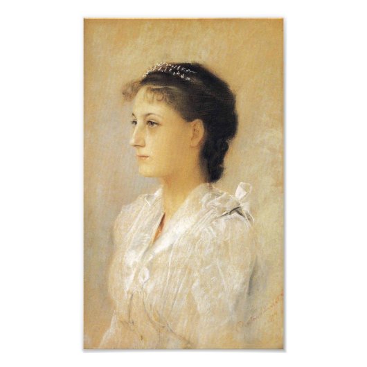 Gustav Klimt Emilie Floge Print Foto Afdruk (Voorkant)