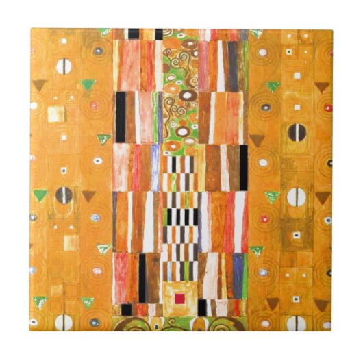 Gustav Klimt End of the Wall Tegeltje (Voorkant)