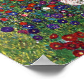 Gustav Klimt Farm Garden With Sunflowers Poster (Hoek)