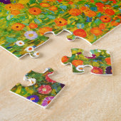 Gustav Klimt , “ Farmhouse garden ” Legpuzzel (Zijkant)