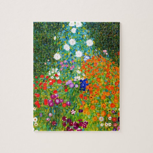 Gustav Klimt , “ Farmhouse garden ” Legpuzzel (Verticaal)