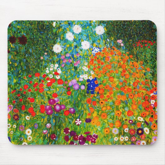 Gustav Klimt , “ Farmhouse garden ” Muismat (Voorkant)