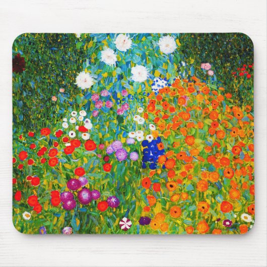 Gustav Klimt, "Farmhouse garden" Muismat (Voorkant)