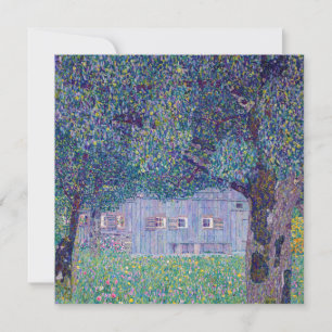 Gustav Klimt - Farmhouse in Opper-Oostenrijk Bedankkaart