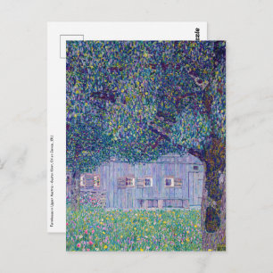 Gustav Klimt - Farmhouse in Opper-Oostenrijk Briefkaart