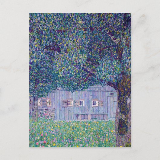 Gustav Klimt - Farmhouse in Opper-Oostenrijk Briefkaart (Voorkant)