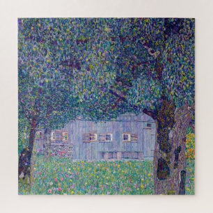 Gustav Klimt - Farmhouse in Opper-Oostenrijk Legpuzzel