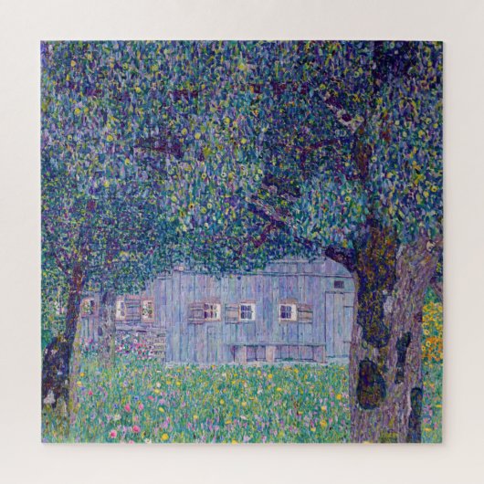 Gustav Klimt - Farmhouse in Opper-Oostenrijk Legpuzzel (Verticaal)