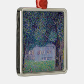Gustav Klimt - Farmhouse in Opper-Oostenrijk Metalen Ornament (Rechts)