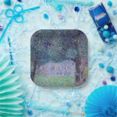 Gustav Klimt - Farmhouse in Opper-Oostenrijk Papieren Bordje (Feest)