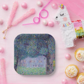 Gustav Klimt - Farmhouse in Opper-Oostenrijk Papieren Bordje (Feest)