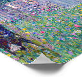 Gustav Klimt - Farmhouse in Opper-Oostenrijk Poster (Hoek)