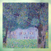 Gustav Klimt - Farmhouse in Opper-Oostenrijk Raamsticker (Vel 3)