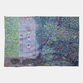 Gustav Klimt - Farmhouse in Opper-Oostenrijk Theedoek (Horizontaal)