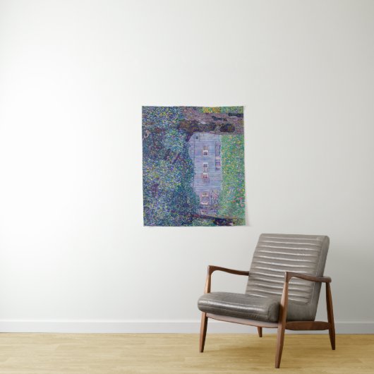 Gustav Klimt - Farmhouse in Opper-Oostenrijk Wandkleed (In situ)