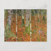 Gustav Klimt - Farmhouse met Birch Trees Briefkaart (Voorkant)