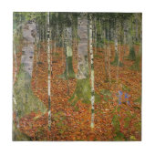 Gustav Klimt - Farmhouse met Birch Trees Tegeltje (Voorkant)