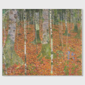 Gustav Klimt - Farmhouse met vogelbomen Cadeaupapier (Vlak)