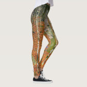 Gustav Klimt - Farmhouse met vogelbomen Leggings (Rechts)