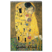 Gustav Klimt Fine Art,  Art Nouveau Calenda Kalender (Hoes)