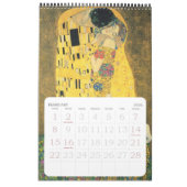 Gustav Klimt Fine Art,  Art Nouveau Calenda Kalender (Feb 2026)