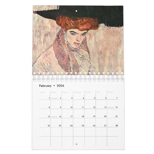 GUSTAV KLIMT FINE ART CALENDAR KALENDER (Feb 2026)
