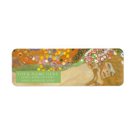 GUSTAV KLIMT FINE ART RETURN ADDRESS ETIKET