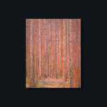 Gustav Klimt Fir Forest Tannenwald Red Trees Canvas Afdruk<br><div class="desc">Gustav Klimt Fir Forest - Art Nouveau Red Trees Deze prachtige boomschilderingen zijn van meesterkunstenaar Gustav Klimt. Het schilderij, Fir Forest I, of Tannenwald, show ons een prachtig landschap met rode brandbomen, door een dicht bos. Gustav Klimt legde het gevoel van levendigheid vast in dit landschapsschilderij. Fir Forest werd geschilderd...</div>