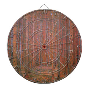 Gustav Klimt Fir Forest Tannenwald Red Trees Dartbord