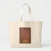 Gustav Klimt Fir Forest Tannenwald Red Trees Grote Tote Bag (Voorkant)