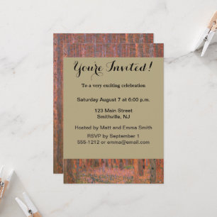 Gustav Klimt Fir Forest Tannenwald Red Trees Kaart