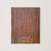 Gustav Klimt Fir Forest Tannenwald Red Trees Legpuzzel (Verticaal)
