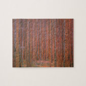 Gustav Klimt Fir Forest Tannenwald Red Trees Legpuzzel (Horizontaal)
