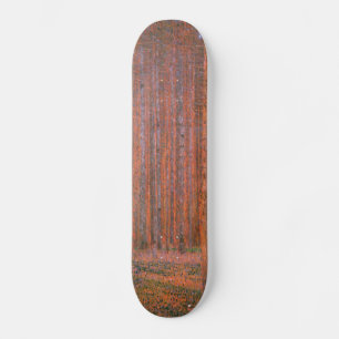 Gustav Klimt Fir Forest Tannenwald Red Trees Persoonlijk Skateboard