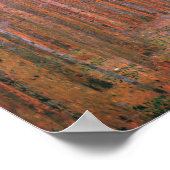 Gustav Klimt Fir Forest Tannenwald Red Trees Poster (Hoek)