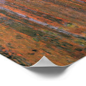 Gustav Klimt Fir Forest Tannenwald Red Trees Poster (Hoek)