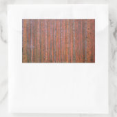 Gustav Klimt Fir Forest Tannenwald Red Trees Rechthoekige Sticker (Tas)
