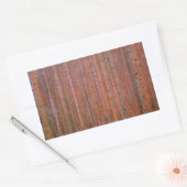 Gustav Klimt Fir Forest Tannenwald Red Trees Rechthoekige Sticker (Envelop)