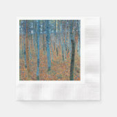 Gustav Klimt Fir Forest Tannenwald Red Trees Servet (Voorkant)